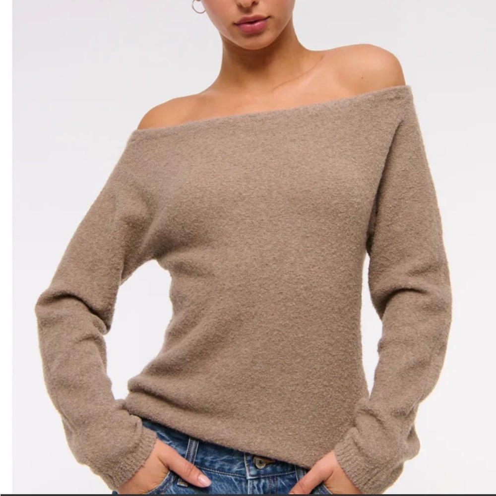 Abercrombie Off Shoulder / Boat Neck Sweater